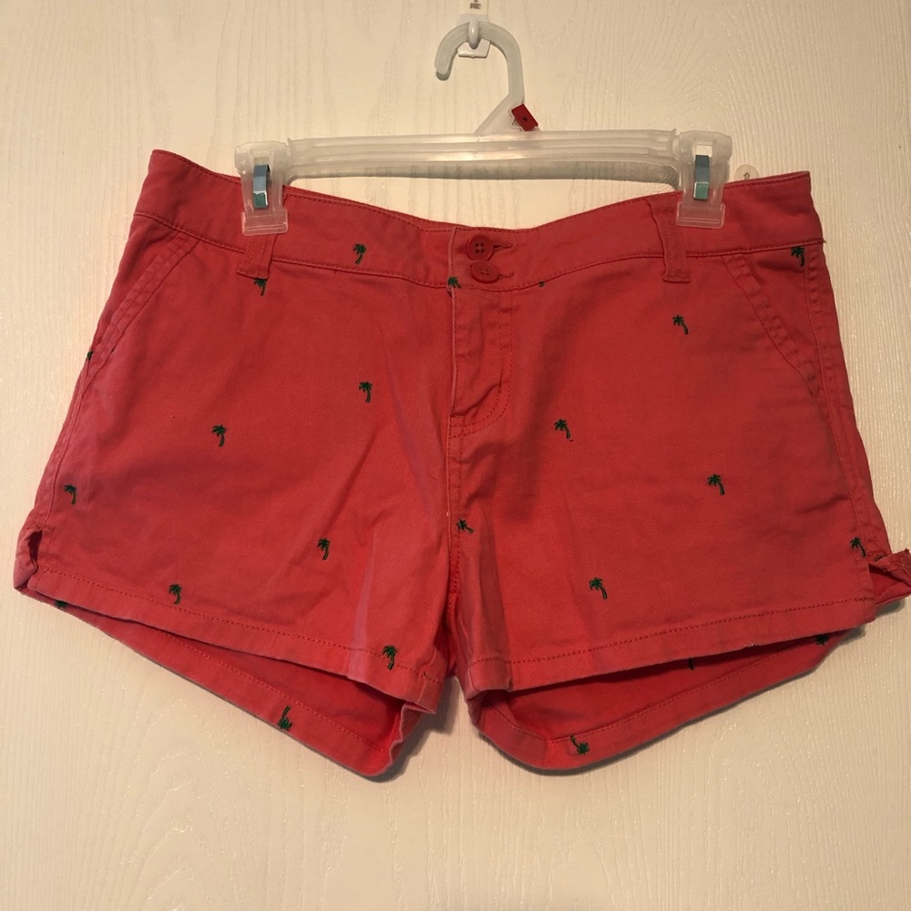 embroidered shorts